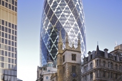 5. The Gherkin designed by architects Foster and Partners opened in 2004. Photo Wikipedia Commons